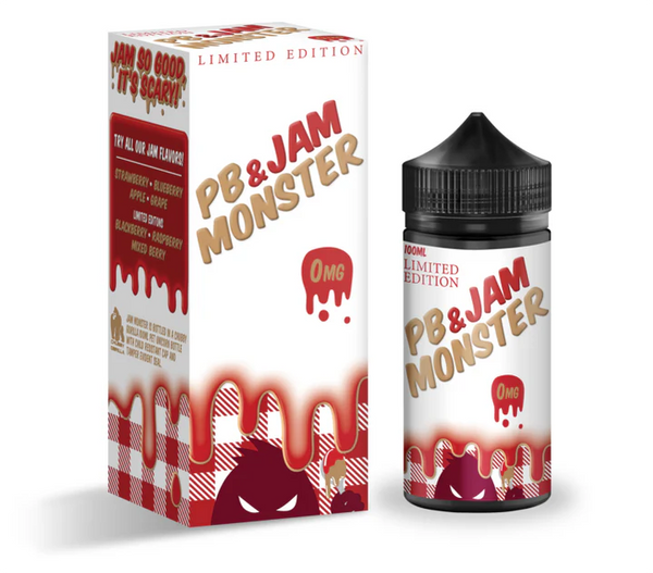 Jam Monster 100ml - Peanut Butter & Jam Strawberry